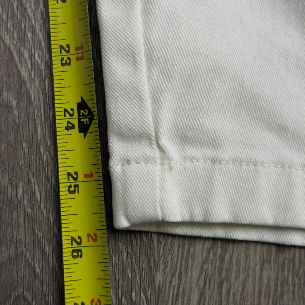 Everlane The Utility Barrel Pant Cream Denim High Rise Size 16